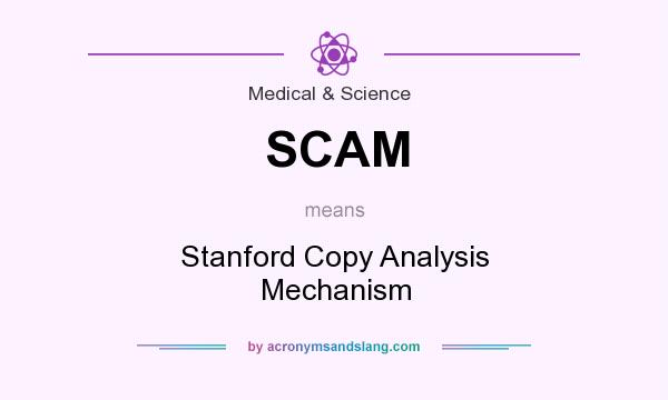 What does SCAM mean? It stands for Stanford Copy Analysis Mechanism