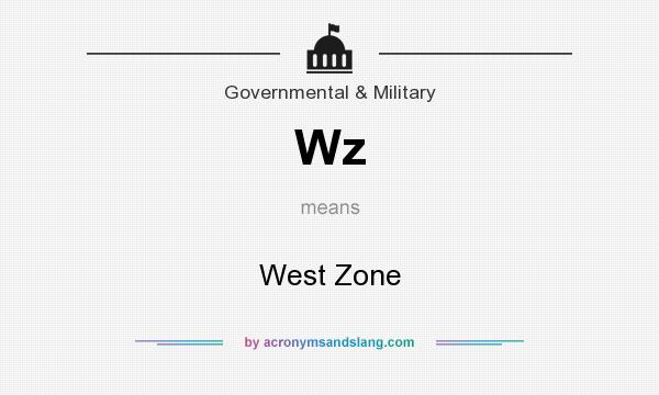 What does Wz mean? It stands for West Zone