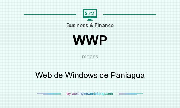 What does WWP mean? It stands for Web de Windows de Paniagua