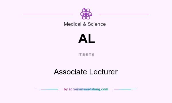 What does AL mean? It stands for Associate Lecturer