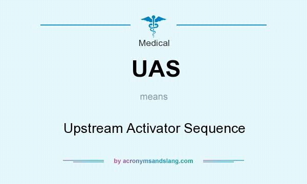 What does UAS mean? It stands for Upstream Activator Sequence
