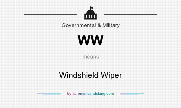 What does WW mean? It stands for Windshield Wiper