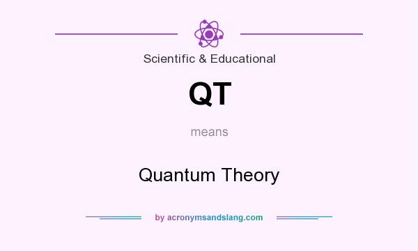 What does QT mean? It stands for Quantum Theory