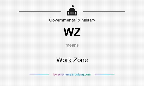 What does WZ mean? It stands for Work Zone