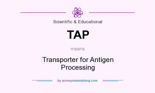 What does TAP mean? It stands for Transporter for Antigen Processing