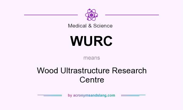 What does WURC mean? It stands for Wood Ultrastructure Research Centre