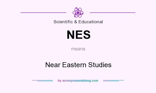 What does NES mean? It stands for Near Eastern Studies