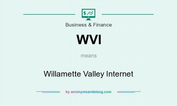 What does WVI mean? It stands for Willamette Valley Internet
