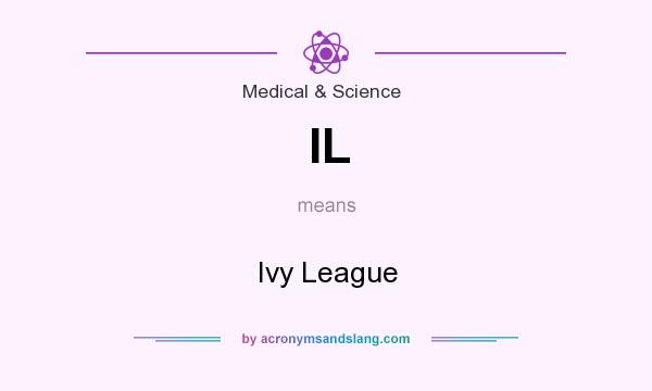 What does IL mean? It stands for Ivy League