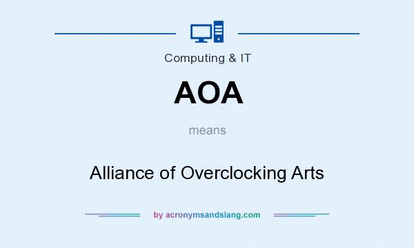 What does AOA mean? It stands for Alliance of Overclocking Arts