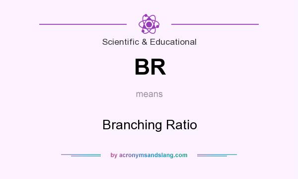 What does BR mean? It stands for Branching Ratio