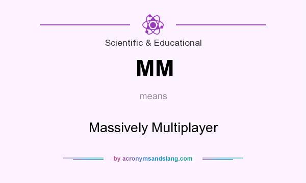 What does MM mean? It stands for Massively Multiplayer