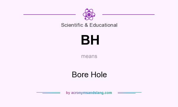 What does BH mean? It stands for Bore Hole