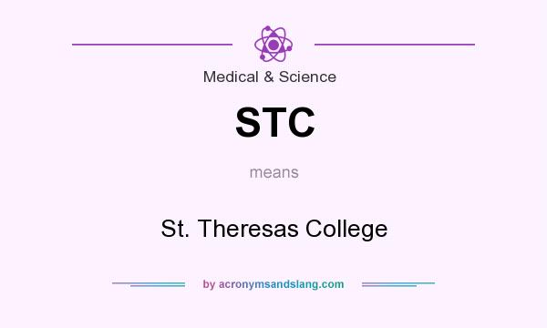 What does STC mean? It stands for St. Theresas College