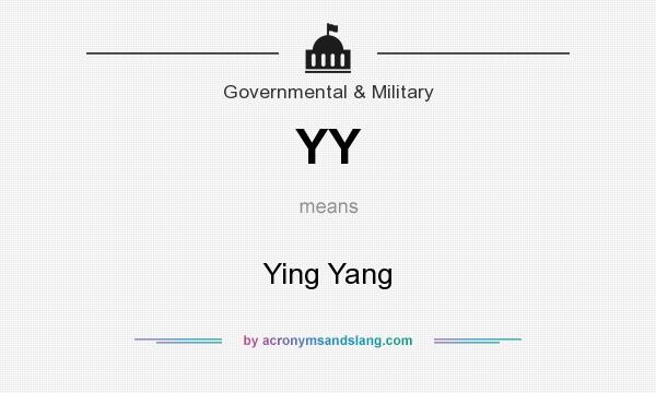 What does YY mean? It stands for Ying Yang