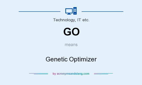 What does GO mean? It stands for Genetic Optimizer