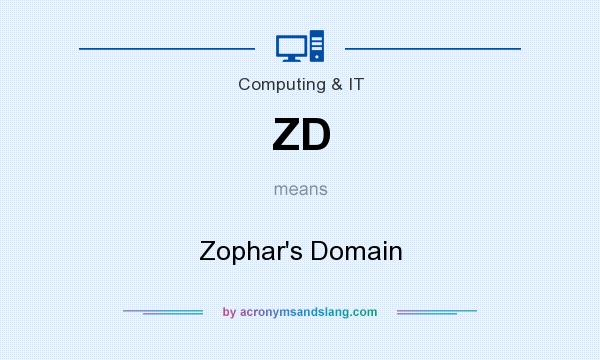 What does ZD mean? It stands for Zophar`s Domain