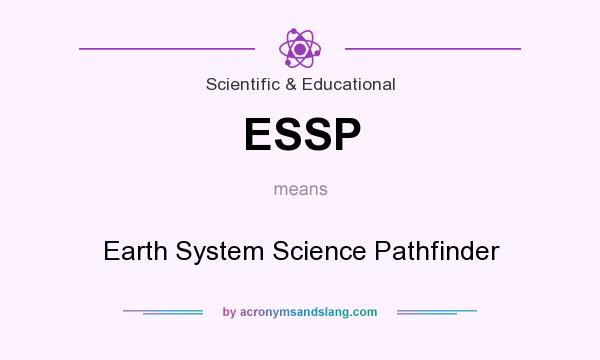 What does ESSP mean? It stands for Earth System Science Pathfinder