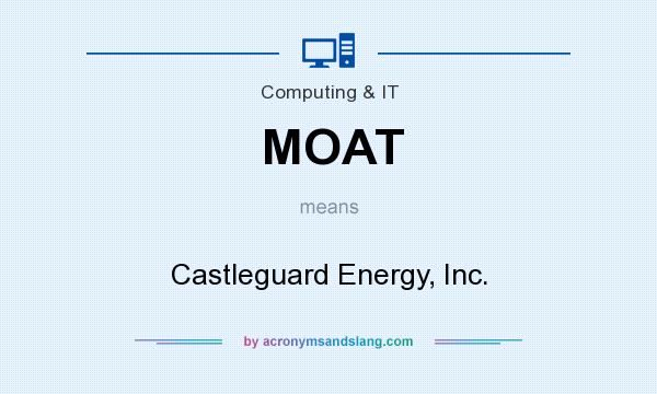 What does MOAT mean? It stands for Castleguard Energy, Inc.