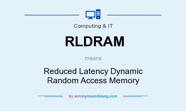 What does RLDRAM mean? It stands for Reduced Latency Dynamic Random Access Memory