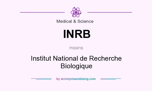 What does INRB mean? It stands for Institut National de Recherche Biologique