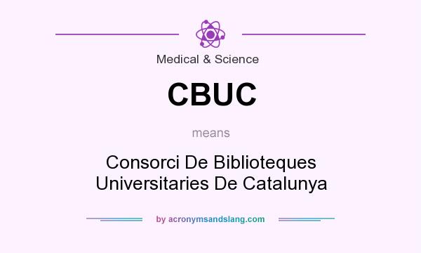 What does CBUC mean? It stands for Consorci De Biblioteques Universitaries De Catalunya