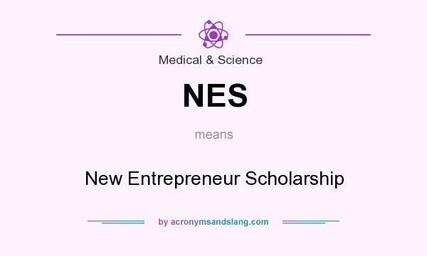 What does NES mean? It stands for New Entrepreneur Scholarship