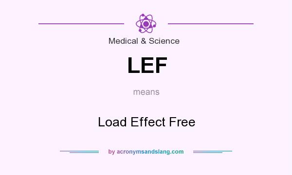 What does LEF mean? It stands for Load Effect Free