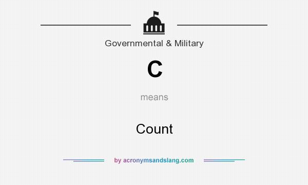 What does C mean? It stands for Count