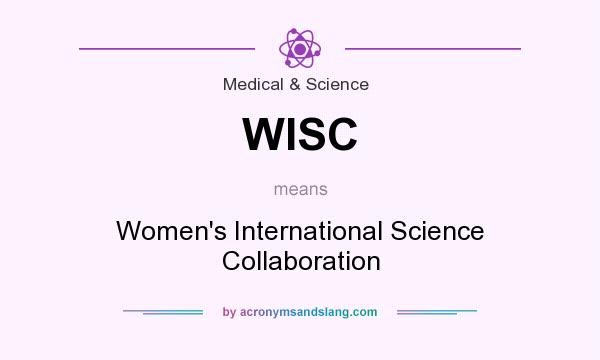 What does WISC mean? It stands for Women`s International Science Collaboration