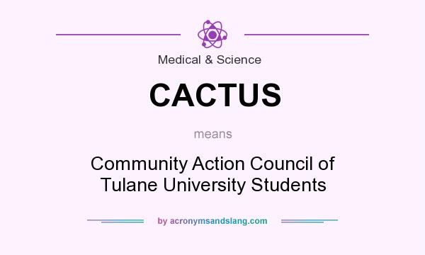 What does CACTUS mean? It stands for Community Action Council of Tulane University Students