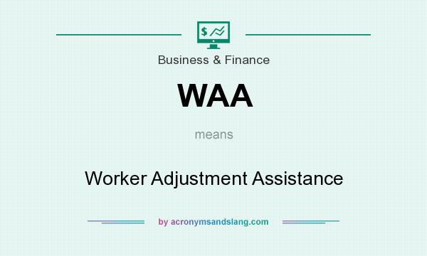 What does WAA mean? It stands for Worker Adjustment Assistance