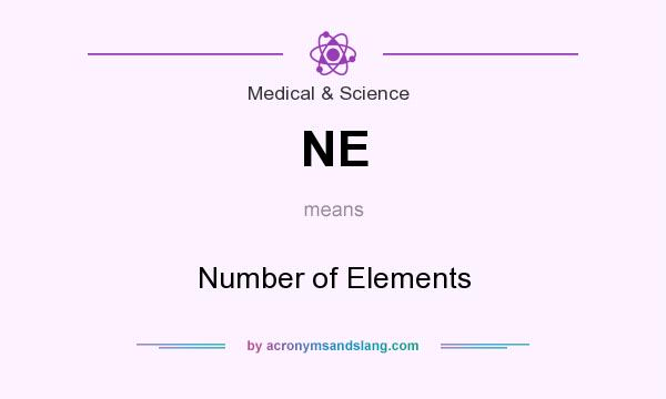 What does NE mean? It stands for Number of Elements
