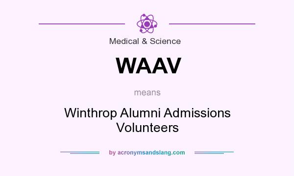 What does WAAV mean? It stands for Winthrop Alumni Admissions Volunteers