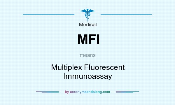 What does MFI mean? It stands for Multiplex Fluorescent Immunoassay