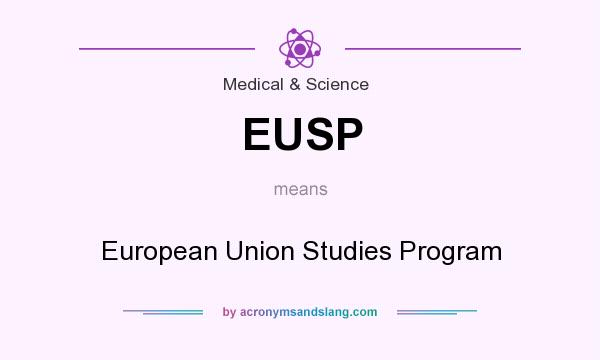 What does EUSP mean? It stands for European Union Studies Program