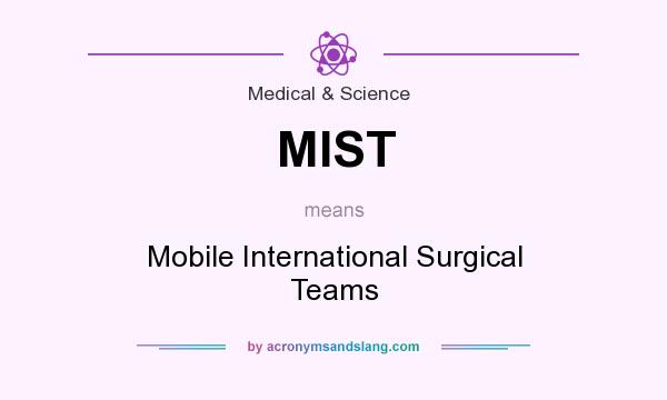 What does MIST mean? It stands for Mobile International Surgical Teams