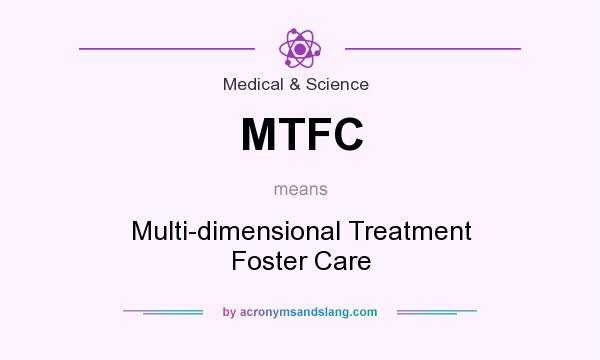 What does MTFC mean? It stands for Multi-dimensional Treatment Foster Care