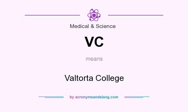 What does VC mean? It stands for Valtorta College