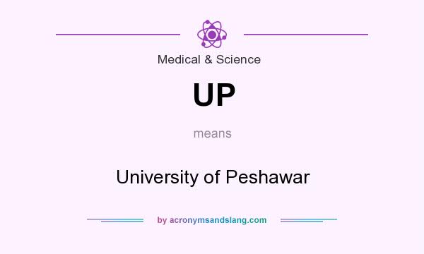 What does UP mean? It stands for University of Peshawar