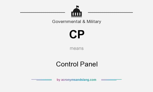 What does CP mean? It stands for Control Panel