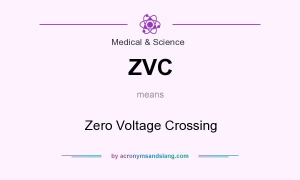 What does ZVC mean? It stands for Zero Voltage Crossing