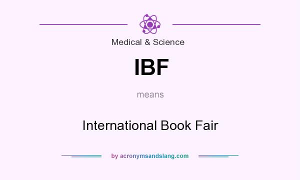 What does IBF mean? It stands for International Book Fair