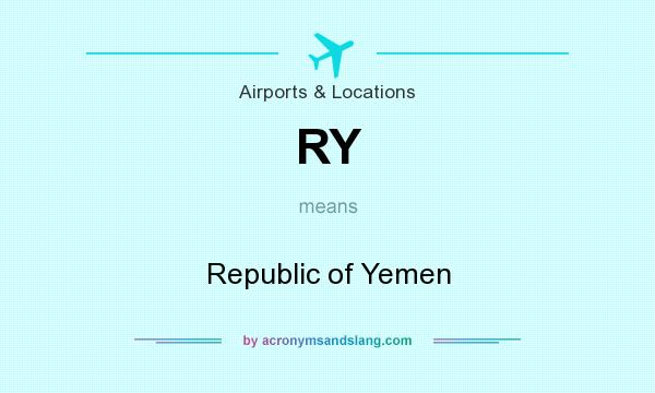 What does RY mean? It stands for Republic of Yemen