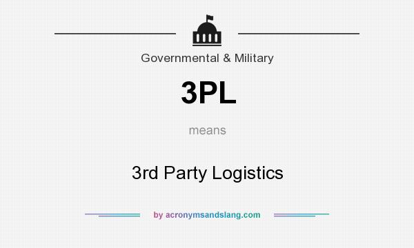 What does 3PL mean? It stands for 3rd Party Logistics