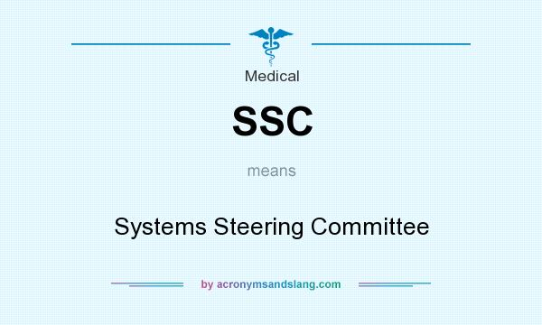 What does SSC mean? It stands for Systems Steering Committee