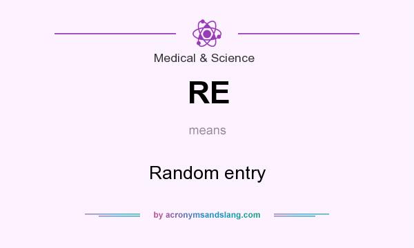 What does RE mean? It stands for Random entry