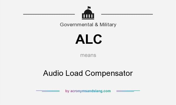 What does ALC mean? It stands for Audio Load Compensator