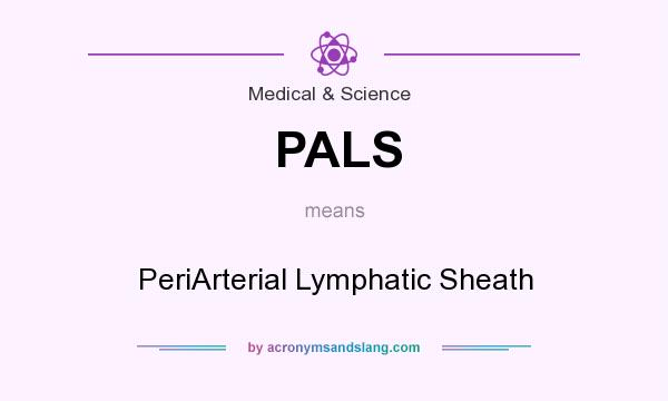 What does PALS mean? It stands for PeriArterial Lymphatic Sheath