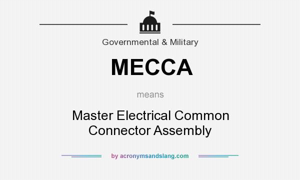 What does MECCA mean? It stands for Master Electrical Common Connector Assembly